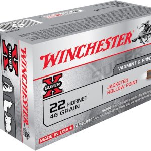 Winchester Super X 22 Hornet Ammo 46 Grain Jacketed Hollow Point  200 rounds - Best Price - Polymer80 Depot