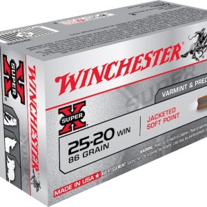 Winchester Super X 25-20 WCF Ammo 86 Grain Jacketed Soft Point Box of 50 - Polymer80 Depot