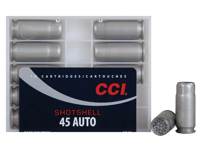 Real CCI Shotshell 45 ACP Ammo 120 Grain Lead Shot 200 rounds Real CCI Shotshell 45 ACP Ammo 120 Grain Lead Shot 200 rounds - Handguns - Polymer80 Depot