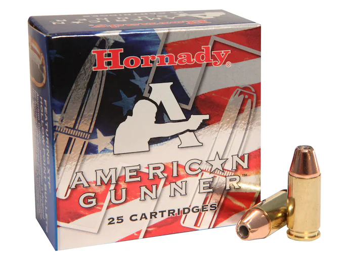 In Stock: Hornady American Gunner 9mm Luger +P Ammo 124 Grain Hornady XTP Jacketed Hollow Point 500 rounds In Stock: Hornady American Gunner 9mm Luger +P Ammo 124 Grain Hornady XTP Jacketed Hollow Point 500 rounds - Ammunition - Polymer80 Depot